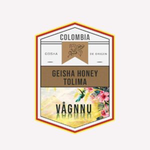Gesiha Honey Tolima - Colombia - De Origen. Región San Antonio, Tolima - VÅGNNU