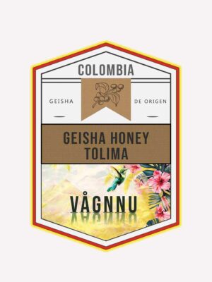 Gesiha Honey Tolima - Colombia - De Origen. Región San Antonio, Tolima - VÅGNNU