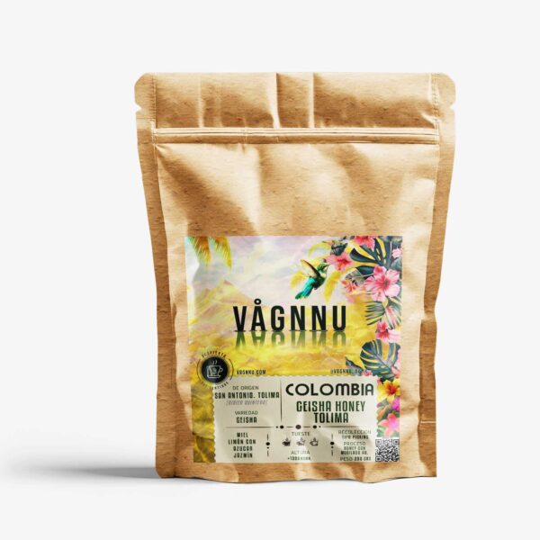 Gesiha Honey Tolima - Colombia - De Origen. Región San Antonio, Tolima - VÅGNNU
