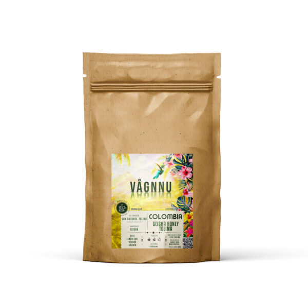Gesiha Honey Tolima - Colombia - De Origen. Región San Antonio, Tolima - VÅGNNU