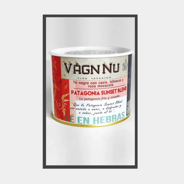 Té Hebras, Patagonia Sunset Blend. Té negro con casis, rosa mosqueta e hibiscus | VÅGNNU | vagnnu.com